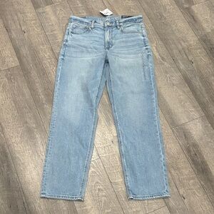 Light Blue Denim Jeans straight stretch